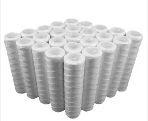 20/30 Inch 5 Micron Polypropylene String Wound Pp Yarn Filter Cartridge Pp Cotton Filter Element Wire Wound Filters For Machine