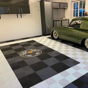 Azulejos de suelo de plástico PP de 40*40*1,8 cm para garaje y suelo de lavado de coches - Product Image 6