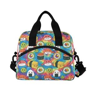 Sac isotherme réutilisable en nylon 15L Aloha pour le déjeuner, motif dessin animé Hawaï Musubi, design personnalisé, pour femmes et hommes - Product Image 2