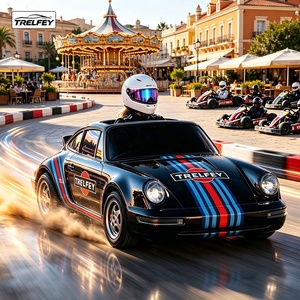 Überlegene Traktion Elektrische Drift-Gokarts Old-School-Coupé Elektro-<span class=keywords><strong>Kart</strong></span> 2500W 72V CE-Zertifiziert Option mit Breiten Hinterreifen für Erwachsene - Product Image 1