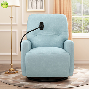 Canapé pivotant inclinable Chesterfield carré multifonctionnel de style moderne et coloré avec support pour téléphone pour appartement - Product Image 2