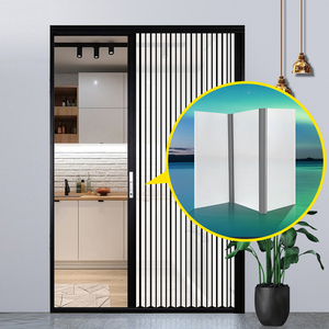 Khung nhôm trượt chống muỗi côn trùng Fly Bug Cửa màn hình <span class=keywords><strong>Net</strong></span> lưới Con lăn an ninh có thể thu vào cửa màn hình - Product Image 3