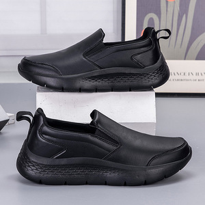 New <b>Models</b> Black Eva Sneakers Comfortable Lightweight Slip-On Skateboard Shoes with Memory <b>Foam</b> Mesh Lining for Spring Walking - Product Image 5