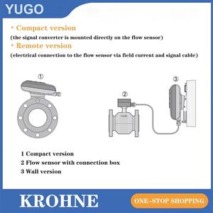 <span class=keywords><strong>New</strong></span> Original krohne optiflux 2300C độ chính xác cao điện từ lưu lượng kế cho chất lỏng đo lường - Product Image 3