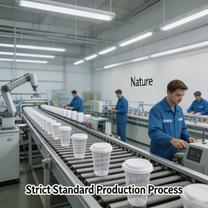 Gobelets en PLA respectueux <span class=keywords><strong>de</strong></span> l'environnement avec couvercles hermétiques, vaisselle compostable anti-fuite pour les services <span class=keywords><strong>de</strong></span> livraison très occupés - Product Image 5