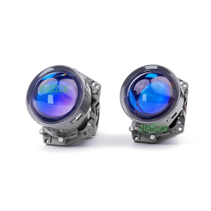 Ống kính đèn chiếu LED 130W 3 inch bán buôn nhà máy, không phá hủy, hai bóng đèn, màu xanh dương, laser, Bi LED - Product Image 2