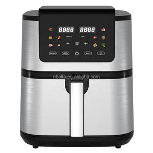 Aifa <span class=keywords><strong>2</strong></span> due elemento riscaldante superiore inferiore doppio riscaldatore digitale friggitrice ad aria 6.5L 7L 8L 9L 10L Smart doppio riscaldamento in acciaio pieno friggitrice ad aria - Product Image 4