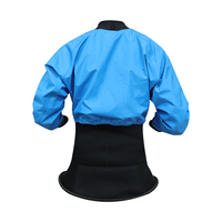 Combinaison de surf imperméable personnalisée combinaison de kayak sèche avec couverture de jupe de kayak jupe de kayak et manchette de cou en latex néoprène
