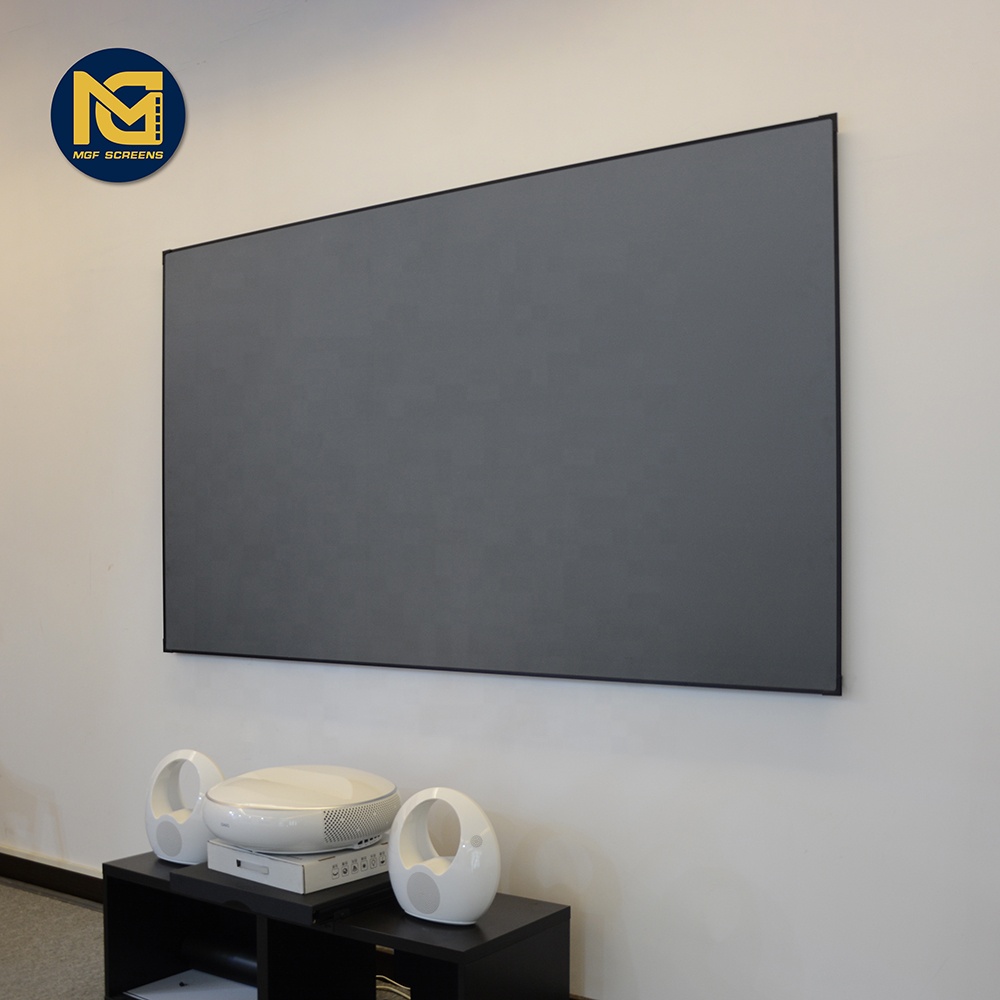 Экран для проектора с фиксированной рамкой PET Crystal 3D 4K UST ALR, 100 дюйма, 120 дюйма, 16:9, лучшее качество