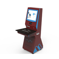 Kios Pengembalian Buku Layar Sentuh 19 Inci dengan Pembaca Barcode SDK, Sistem Operasi Windows/Android, Casing Logam, Tipe Lantai, untuk Dalam Ruangan