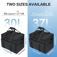 Sac isotherme portable en PE grande capacité 30L, étanche, capacité 48 canettes, idéal pour le camping et la pêche – Bestseller transfrontalier