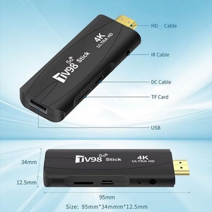 ทีวีสติ๊ก TV98 Allwinner H313 Quad Core Android TV Stick 4K 1GB+8GB - Product Image 3