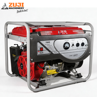 Groupe électrogène à essence ZUJI 7800, certifié ISO9001, vente en gros d'usine, 3,4-10 kW, 230 V, garantie 1 an, haute productivité, usage domestique