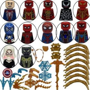 Blocchi da Costruzione Cartoon Anime Iron <span class=keywords><strong>Spider</strong></span>, Collezione di Mattoncini Diamantati Assemblabili, Micro Blocchi da Costruzione Giocattolo per Bambini - Product Image 1