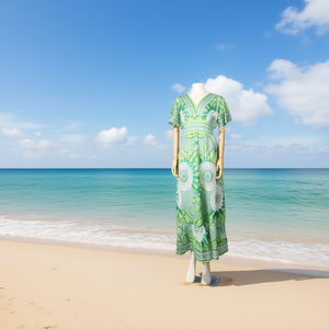 Paréo de plage sexy pour femme en mousseline d'été, cache-maillot de bain, caftan, tenue de plage W23054-11 - Product Image 3