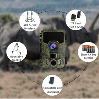 Caméra de chasse sur sentier sans lueur 40MP 4K 1080P Vision nocturne chasse caméra extérieure sécurité caméra de Surveillance activée par mouvement