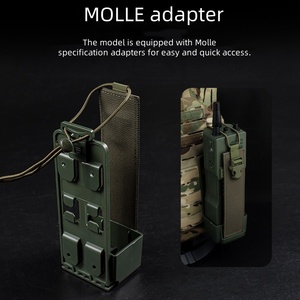 Nouvelle arrivée - Pochette radio tactique MBITR <span class=keywords><strong>PRC</strong></span> <span class=keywords><strong>152</strong></span> MOLLE compatible avec les gilets pour la chasse et le tir en plein air - Product Image 4