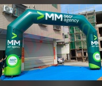 Arche gonflable pour événements extérieurs avec souffleur, en PVC sportif, gonflables publicitaires promotionnels