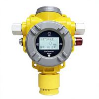 Détecteur de gaz fixe industriel OEM 4-en-1 avec capteur H2S CO et alarme de fuite d'oxygène, fonctionnement à télécommande