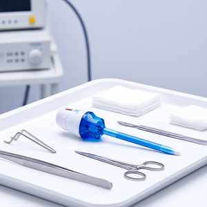 Válvula de Baixa Resistência Descartável de Aço 5mm com Ponta Lâmina para Trocar Laparoscópico e Instrumentos Médicos - Product Image 6