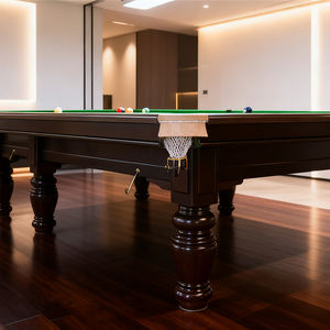 Table de snooker de tournoi en gros de 12 pieds et 10 pieds, pieds en bois massif <span class=keywords><strong>pour</strong></span> le jeu à domicile, <span class=keywords><strong>pour</strong></span> les joueurs de billard américains - Product Image 6