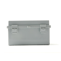 Boîte de distribution électrique étanche IP66 en ABS avec charnières, certifiée CE, 400x300x170, pour extérieur, plage de température