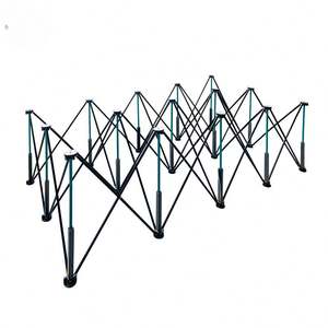 โต๊ะอลูมิเนียมอัลลอยด์แบบพับได้ 15 ขา ดีไซน์ใหม่ รับน้ำหนักได้ 1500 กก. ระดับ DIY รองรับการผลิตแบบ OEM/ODM และปรับแต่งได้ - Product Image 3