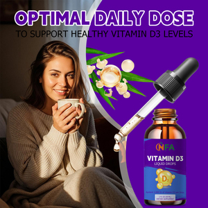 Premium High Vitamin D3 Liquid Drops with Vitamin D Support Optimal Bone Health Via Calcium Utilization Bone Health Liquid Drops - Product Image 6