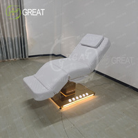 Tables et Lits de Massage Électriques Thermiques Professionnels Pliants Portables Larges pour Spa Thaïlandais, Salon de Beauté, Headspa et Chambre
