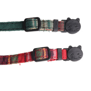 Nouveau collier de chats imprimé pour animaux de compagnie collier de jupe de tournesol de Noël en deux pièces avec nœud papillon doublé de polaire - Product Image 3