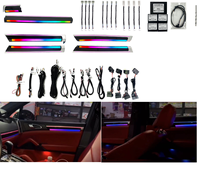 Panneau décoratif à LED pour Porsche Cayenne 2010-2017 Accessoire d'éclairage intérieur automobile