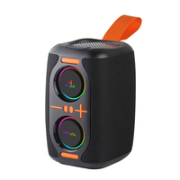 Haut-parleur Bluetooth portable 15W Super Bass avec lumière RGB, radio FM, TF, USB