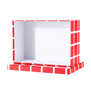 Tùy chỉnh sang trọng sọc thiết kế kiểm tra mẫu 6 mảnh dập nổi hộp giấy cứng nhắc Bộ Quà Tặng tùy chọn Khung ảnh được Cá nhân hóa cho - Product Image 2