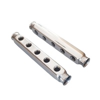 En Acier inoxydable Pex Chauffage Radiant Barre Collecteur 5 Ports