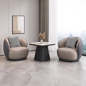Fauteuil de salon ovale moderne rembourré pour hôtel, salon, bureau, immeuble, salon de beauté - Product Image 1