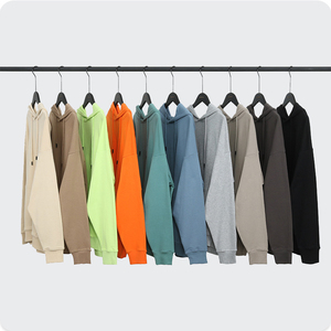 <span class=keywords><strong>Sudadera</strong></span> con capucha personalizada para hombre, chándal liso de gimnasio con logotipo personalizado, Conjunto de <span class=keywords><strong>sudadera</strong></span> de gran tamaño, venta al por mayor - Product Image 2