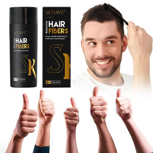 Nouvelle mode résistant à l'eau étanche fibres de construction de cheveux cheveux kératine épaississement poudre de remplissage pour <span class=keywords><strong>homme</strong></span> produits de coiffure - Product Image 6