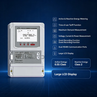 DTSD2976 Meter Energi Multifungsi Tiga Fasa Empat Kawat Akurasi 0.5S Aktif Reaktif Dual RS485 Modbus Tarif Waktu-Penggunaan CT