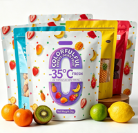 Op maat gemaakte gravure bedrukte, food grade, hitteverzegelbare stand-up pouch van PET/Al/PE structuur voor noten, gevriesdroogd fruit en snacks, merk XQ model.