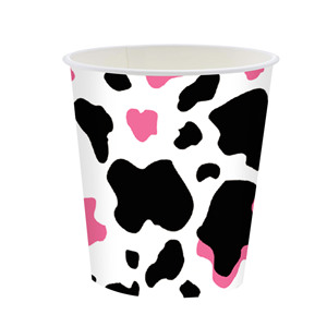 Cow Print Party Supplies <b>Disposable</b> <b>Plates</b> Cups Napkins Set For Birthday Celebration - Product Image 5