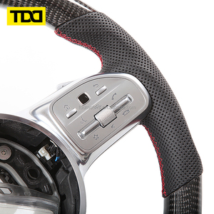 Volant en fibre de carbone cousu main de haute qualité TDD pour les modèles Mercedes-Benz des séries E, GLA, GLC, GLE, GLS, CLA et CLS - Product Image 3