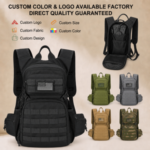 Mochila Táctica Negra LUPU, Impermeable, para Viajes al Aire Libre, Sistema Molle, 36-56L, Unisex, para Senderismo, con Logotipo Personalizado - Product Image 4