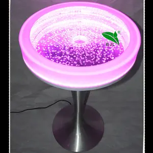 Cool Bar/club/party/wedding/KTV/hotel Night Club lighting illuminated led round glowing bar table design