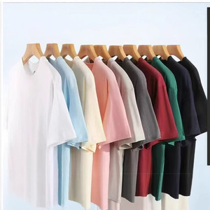 T-Shirts Sublimation Unisexes Personnalisés Coton <span class=keywords><strong>Polyester</strong></span> en Gros T-Shirts Vides Surdimensionnés Impression par Transfert Thermique de Votre Propre LOGO - Product Image 3