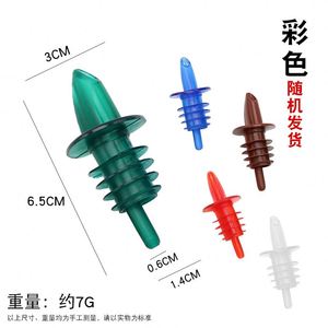 Plastic Short <b>Wine</b> Liquor Dispenser Pour Pourer <b>Stopper</b> - Product Image 3