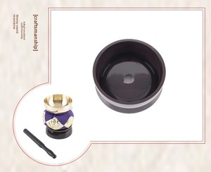 Cuenco tibetano japonés de cobre Orin Bell grabado con logotipo troquelado, cojín, mazo, para meditación, yoga y práctica espiritual - Product Image 2