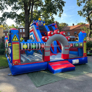 Château <span class=keywords><strong>gonflable</strong></span> géant sur le thème du bateau pirate GMY pour adultes avec toboggan, brincolines gonflables, <span class=keywords><strong>aire</strong></span> <span class=keywords><strong>de</strong></span> jeux pour bébés pour les fêtes - Product Image 3