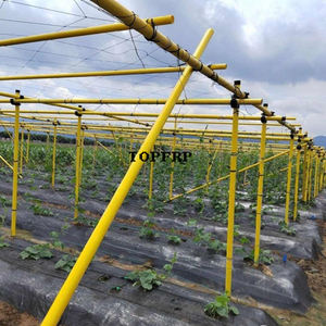 Tubes en fibre de verre durables, poteaux de soutien utilisés pour les filets d'ombrage, la culture de la passion, de la courge de cire - Product Image 4