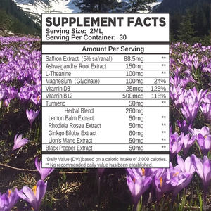 OEM <span class=keywords><strong>comprar</strong></span> a granel <span class=keywords><strong>de</strong></span> alta <span class=keywords><strong>calidad</strong></span> <span class=keywords><strong>de</strong></span> azafrán gotas líquidas con soporte <span class=keywords><strong>de</strong></span> magnesio estado <span class=keywords><strong>de</strong></span> ánimo <span class=keywords><strong>de</strong></span> apoyo Energía y enfoque visión líquido <span class=keywords><strong>de</strong></span> mantenimiento - Product Image 6