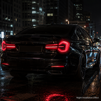 Conjunto de Luces Traseras LED BK para BMW X3 F25 2010-2017, Efecto de Bienvenida con Escaneo Secuencial, Señal de Giro, Conexión Plug and Play